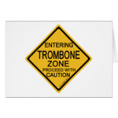 Entering Trombone Zone Cards (Front Horizontal)