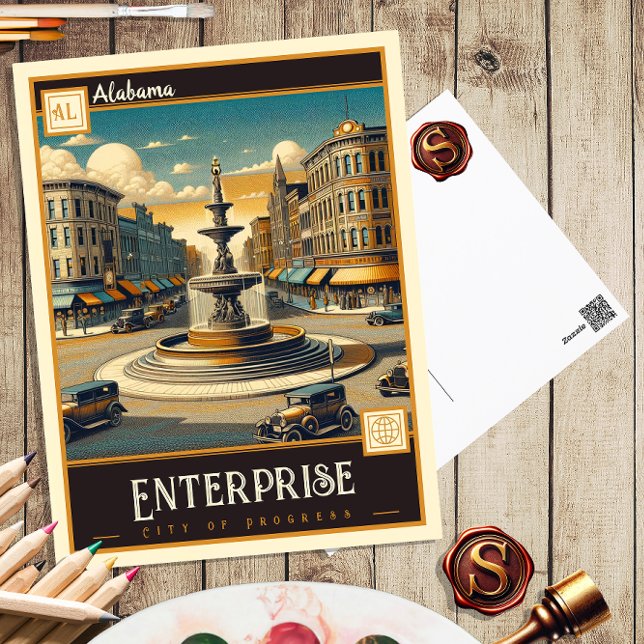 Enterprise, Alabama | Vintage Postcard (Creator Uploaded)