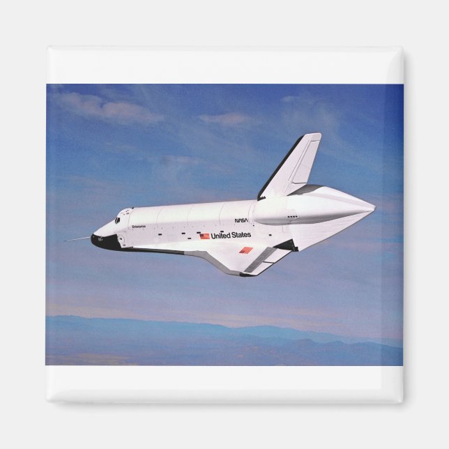 Enterprise Space Shuttle Magnet (Front)