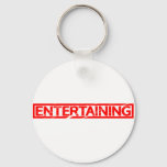 Entertaining Stamp Keychain