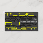 entertainment business card