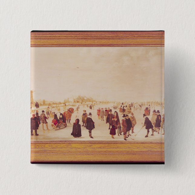 Entertainment on the Ice Pinback Button (Front)