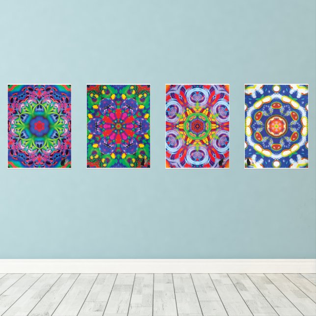 Enthrall, Florence, Folly, Fruity Tooty -  Wall Art Sets (Wood Floor)