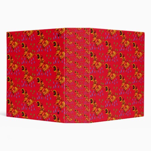 enthralling butterflies 3 ring binder