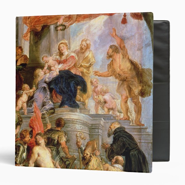 Enthroned Madonna with Child Binder (Front/Inside)