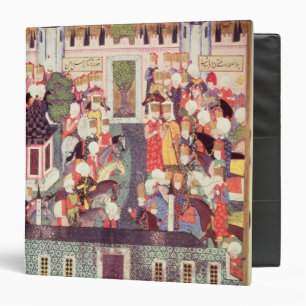 Enthronement of Suleyman the Magnificent 3 Ring Binder