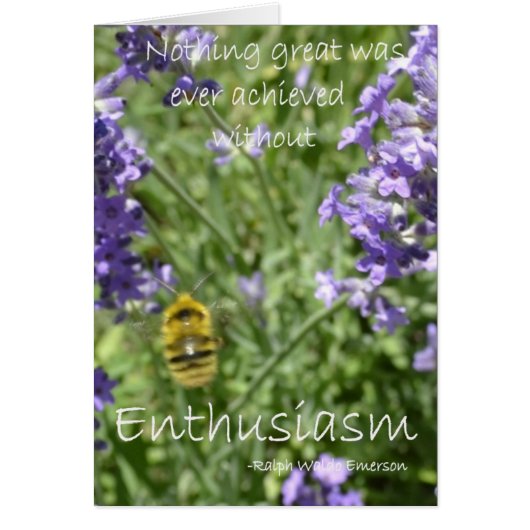 Enthusiasm Cards (Front)