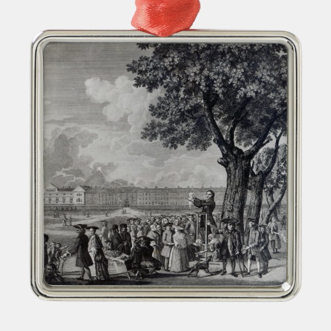 Enthusiasm Displayed Metal Ornament (Front)