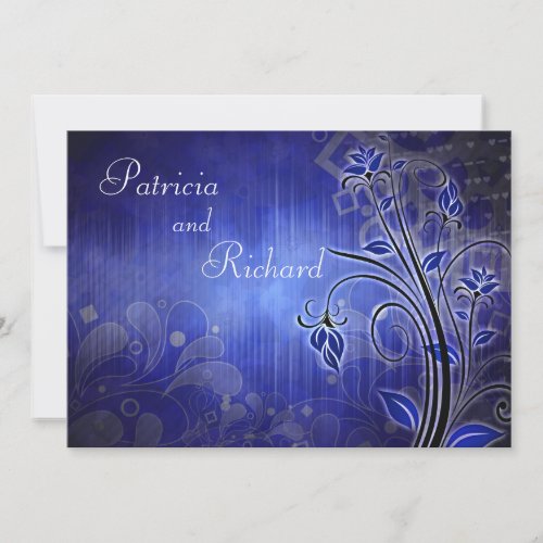 Enthusiastic Blue - Anniversary Invitation