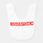 Enthusiastic Stamp Baby Bib