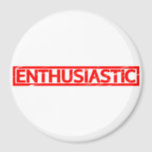 Enthusiastic Stamp Magnet