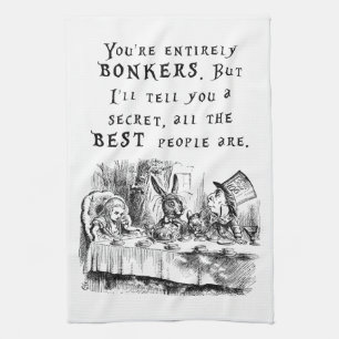 entirely bonkers A4 Towel