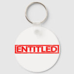 Entitled Stamp Keychain