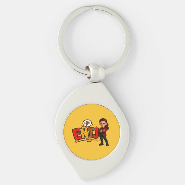 ENTJ — The Visionary Conqueror Keychain (Front)