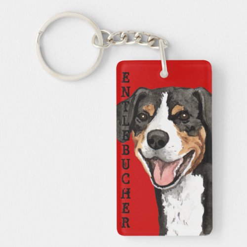 Entlebucher Color Block Keychain