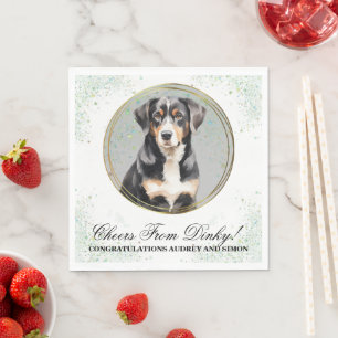 Entlebucher Mountain Dog Napkins with Photo