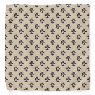 Entlebucher Mountain Dog Painting - Original Art Bandana