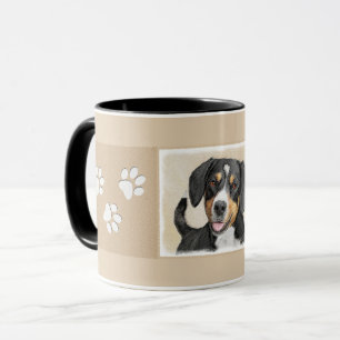 Entlebucher Mountain Dog Painting - Original Art Mug