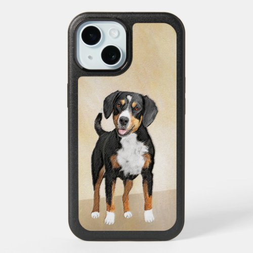 Entlebucher Mountain Dog Painting _ Original Art O iPhone 15 Case