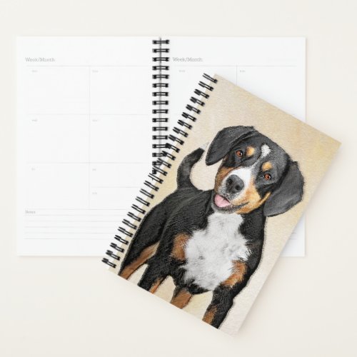 Entlebucher Mountain Dog Painting _ Original Art Planner