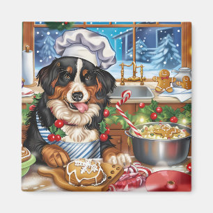 Entlebucher Mountain Holiday Baking: Festive Magnet