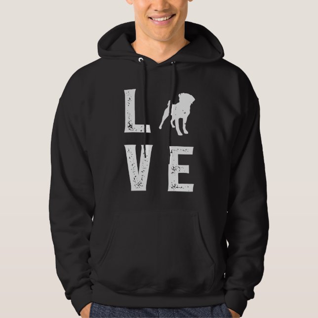 Entlebucher Sennenhund Love  1 Hoodie (Front)