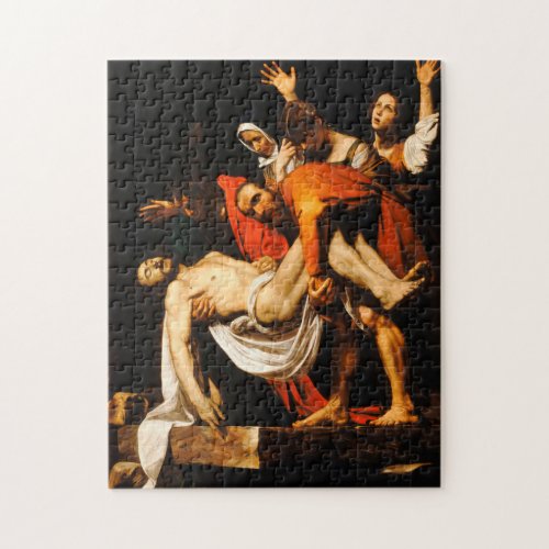 Entombment of Christ _ Caravaggio Jigsaw Puzzle