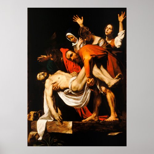 Entombment of Christ _ Caravaggio Poster