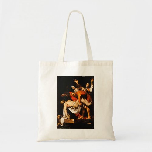 Entombment of Christ _ Caravaggio Tote Bag