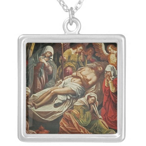 Entombment of Christ Villabranca Silver Plated Necklace