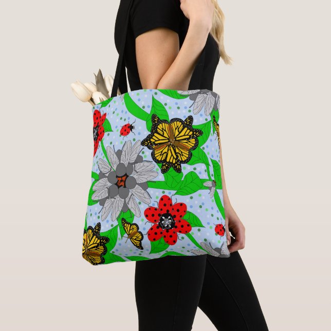 Entomologist Bouquet  Tote Bag (Close Up)