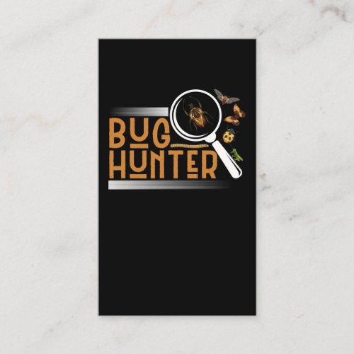 Entomologist Bug Hunter Insects Funny Biologist Business Card