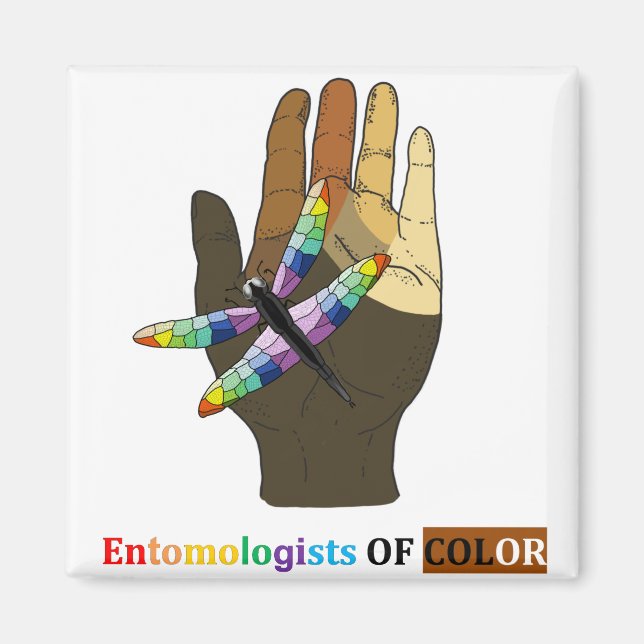Entomologists of Color logo Magnet (Front)