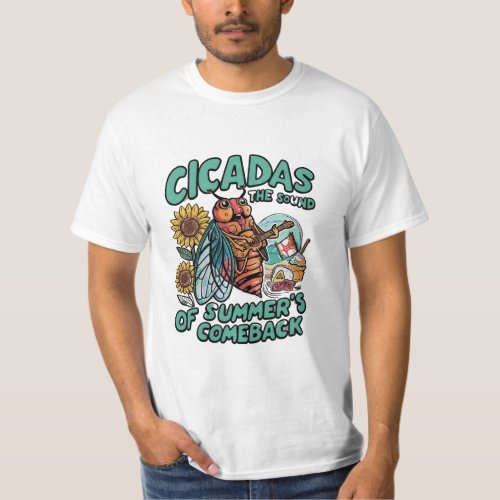 Entomology Cicada LoverSummer Scream T_Shirt