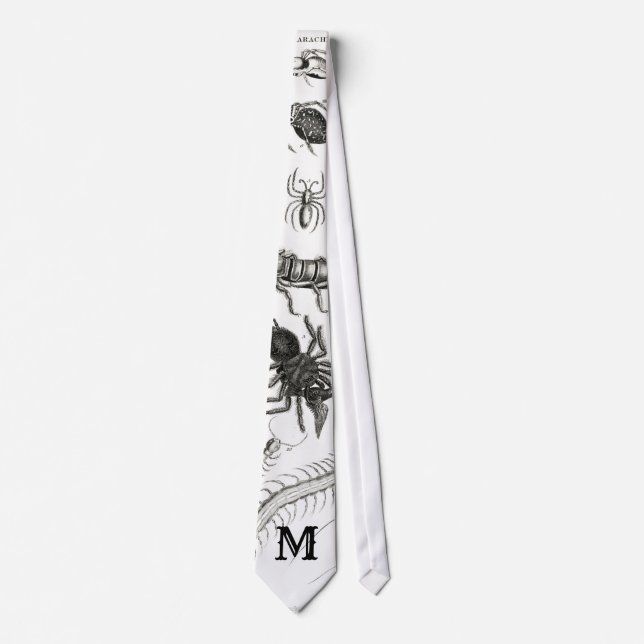 Entomology Halloween Myriapoda Bugs Insects Poster Neck Tie (Front)