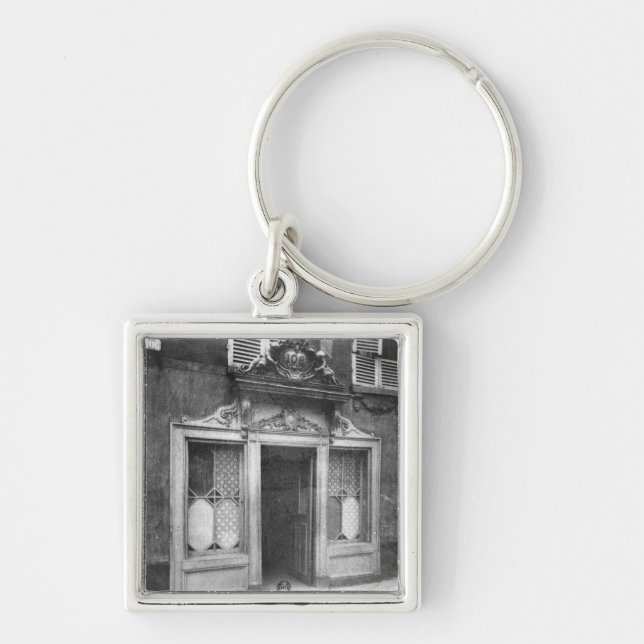 Entrance of a brothel in Paris Keychain (Front)