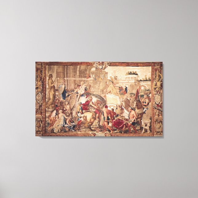 Entrance of Alexander III  the Great into Canvas Print (Front)