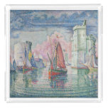 Entrance of La Rochelle Harbor, Paul Signac Acrylic Tray