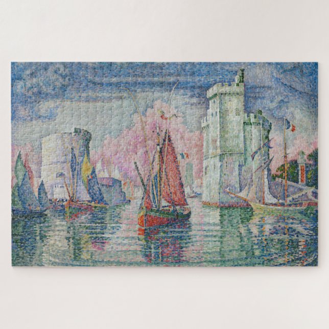 Entrance of La Rochelle Harbor, Paul Signac Jigsaw Puzzle (Horizontal)