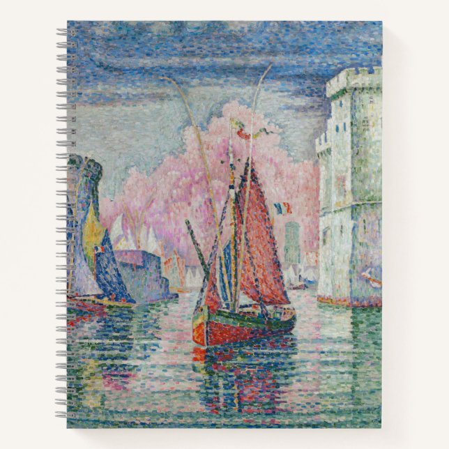 Entrance of La Rochelle Harbor, Paul Signac Notebook (Front)