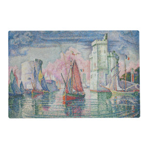 Entrance of La Rochelle Harbor, Paul Signac Placemat