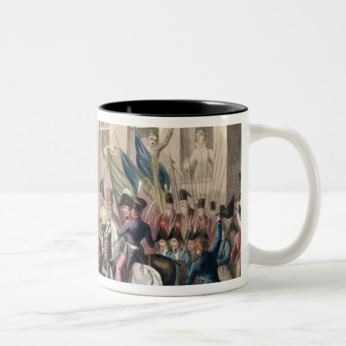 Entrance of the Allies into Paris March 31st 1814 Two_Tone Coffee Mug