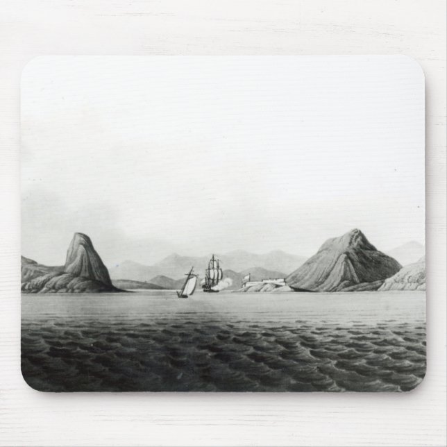 Entrance of the Harbour of Rio de Janeiro Mouse Pad (Front)