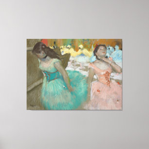 Entrance of the Masked Dancers Degas Canvas Print