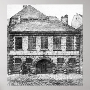 Entrance of the prison 'La Petite Force' Poster