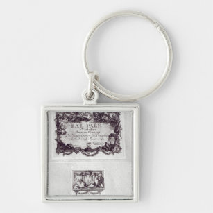 Entrance ticket for the ball in Versailles Keychain