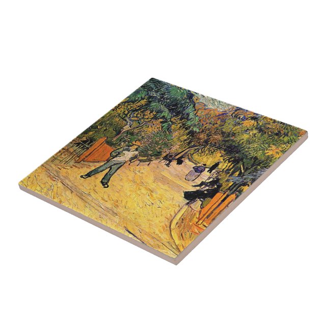 Entrance to a Public Park in Arles. Tile (Side)