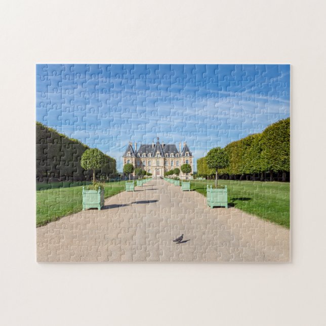 Entrance to Chateau de Sceaux - France Jigsaw Puzzle (Horizontal)