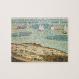 Entrance to Harbor by Georges Seurat, Vintage Art Jigsaw Puzzle