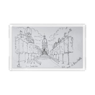 Entrance to Les Invalides, Paris, France Acrylic Tray